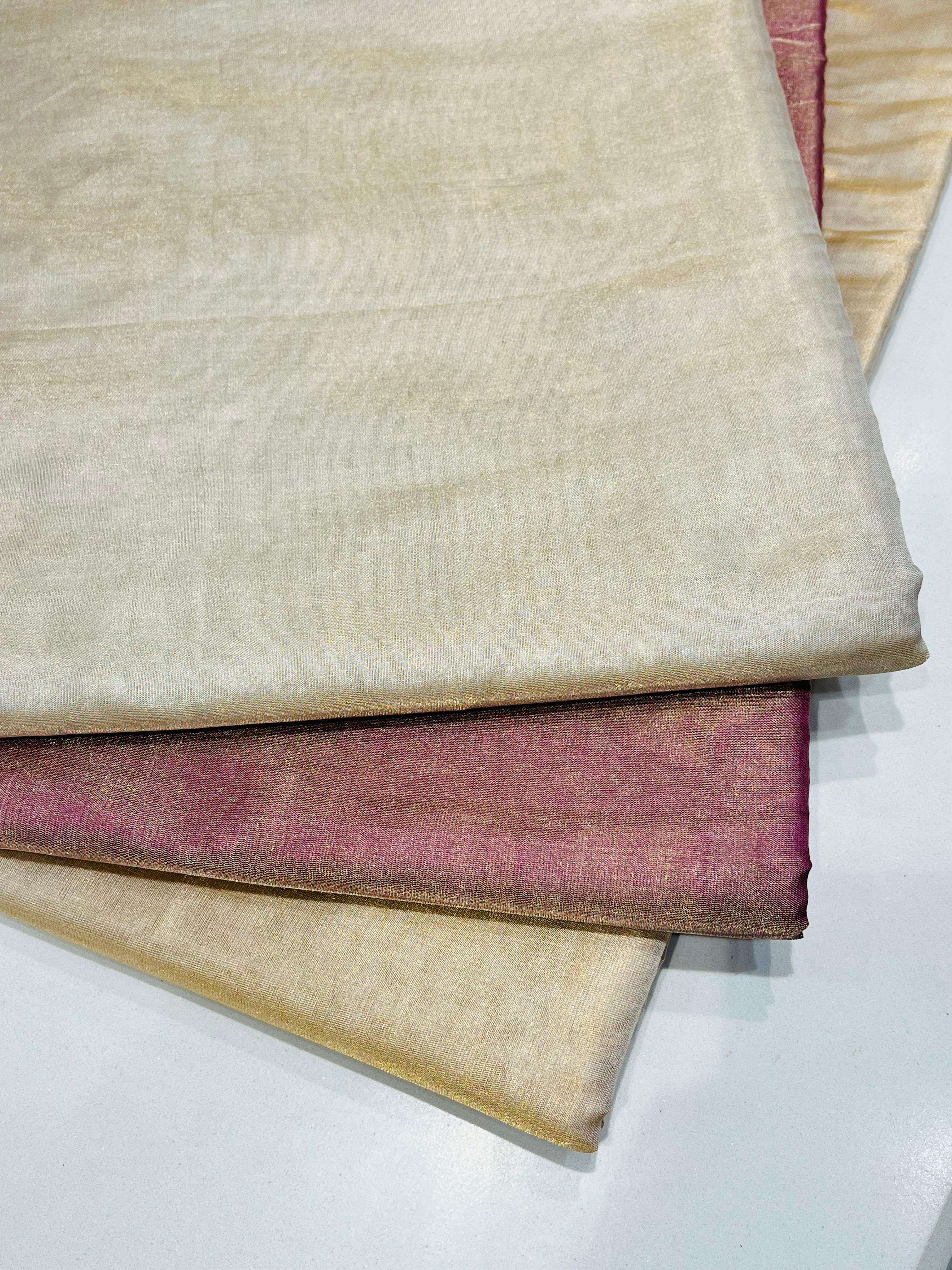 K.R KASAT - Gold Silk Fabric